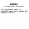 Kugel Rear Wheel Bearing Hub Assembly For Hyundai Elantra 70-512340